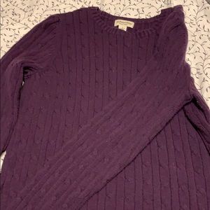 St. John’s Bay Purple Sweater size Large